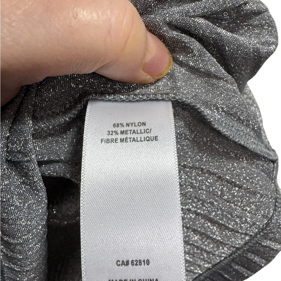 Ricki's Metallic Gray Pleated Top - Picture 8 of 10